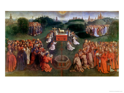 ghent altarpiece jan van eyck. from the Ghent Altarpiece,