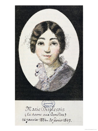 Portrait of Marie Duplessis Also Known as