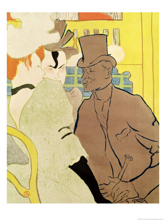 Toulouse Lautrec Moulin Rouge. The Englishman at the Moulin