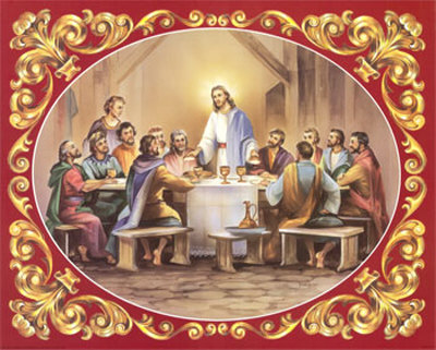 Jesu sista måltid Konsttryck