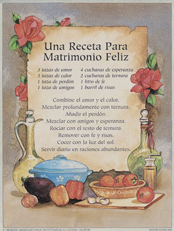 Una Receta para Matrimonio Feliz Posters