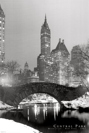 Central Park 1961 Poster