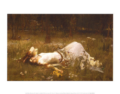 Ophelia, c.1889 Poster by John William Waterhouse