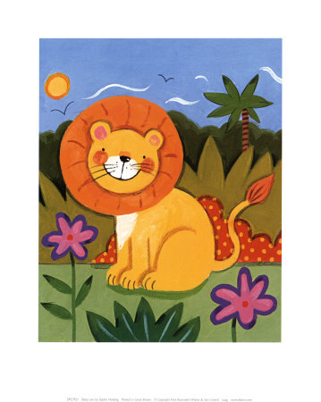 baby lion cubs playing. Baby Lion Posters by Sophie