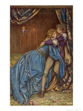 Lancelot and Guinevere Together for the Last Time Giclee Print