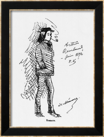 Arthur Rimbaud (1854-91) June 1872 Framed Art Print Arthur Rimbaud (1854-91) June 1872 Framed Art Print