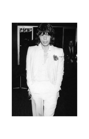 Mick Jagger in White Suit Prints