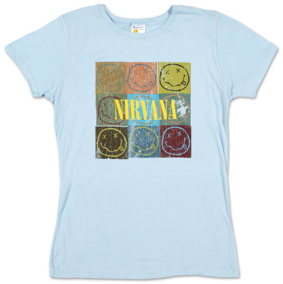 Juniors: Nirvana - Warhol Smile T-Shirt