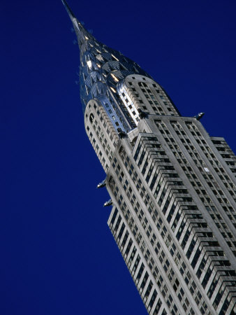 Chrysler Building Top. Top of Chrysler Building,