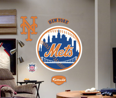 new york mets. New York Mets Logo -Fathead