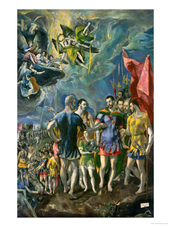 The Martyrdom of Saint Mauritius, 1580-1582 Giclee Print