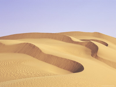 Sand Dunes Erg Murzuq Fezzan Sahara Desert Libya North Africa