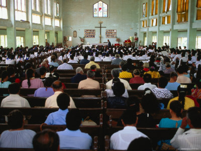 Photographers Printing Service on Church Service Vava U Group Tonga Photographic Print By Peter