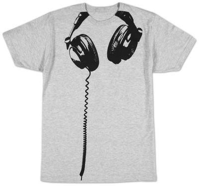  Headphones on Headphones T Shirt   Allposters Co Uk