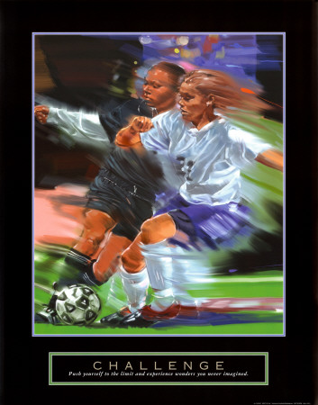 Challenge: Soccer Posters by Bill Hall