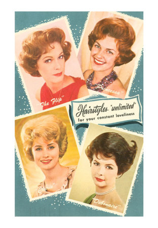 fifties hairstyles. Fifties Hair Styles Poster at