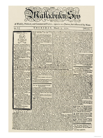 Boston Massacre Newspaper
