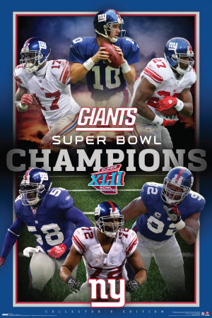 New York Giants- Super Bowl XLII Champs Poster