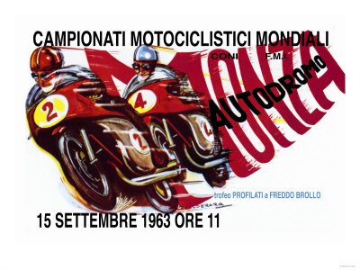 World Motorcycle Championship, 1963 Prints