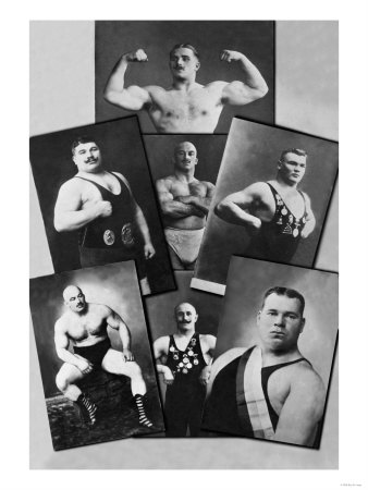 Seven Bodybuilding Champions Print