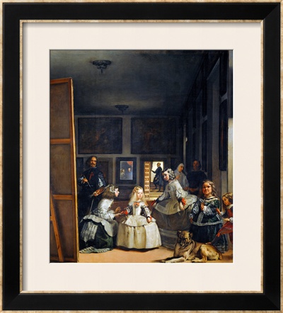 Las Meninas (With Velazquez' Self-Portrait) or the Family of Philip IV