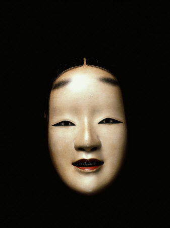 Noh Mask Woman Japan Photographic Print