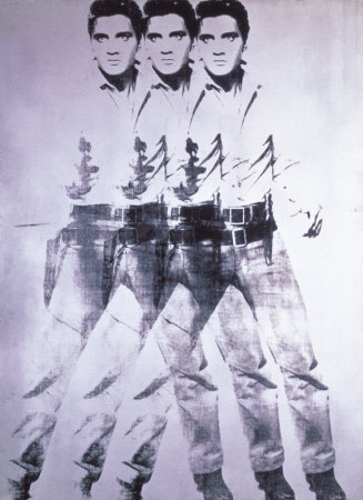 Elvis, c.1963 (triple Elvis) Lámina giclée