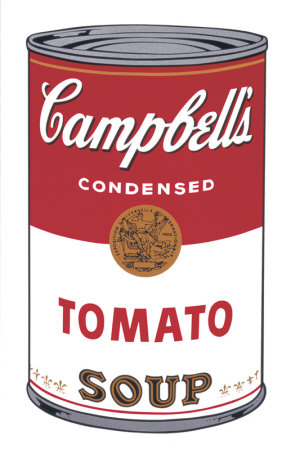 Campbell's Soup I (Tomato), c.1968 reproduction procédé giclée