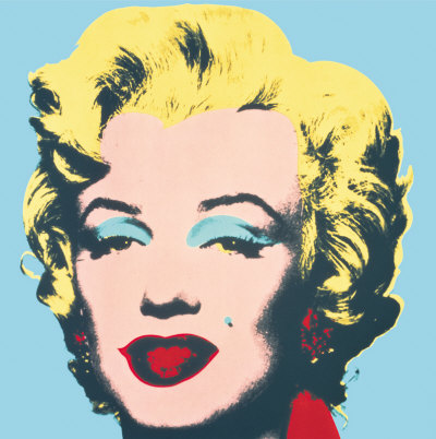 Marilyn, c.1967 (On Blue Ground) Lámina giclée