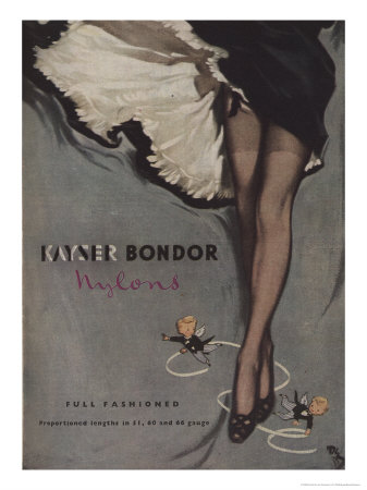 1950's Kayser Bondor Nylons Advertisement Premium Poster