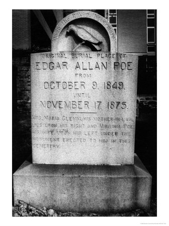 Edgar Allan Poe's Grave, Baltimore, USA Giclee Print