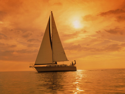 Sailboat at Sunset