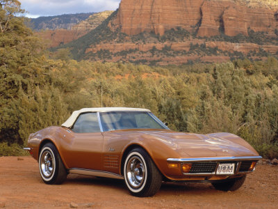 1972 Chevy Corvette Stingray Convertible Roadster Photographic Print