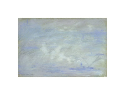 Boat on the Thames, Impression of Mist Lámina giclée