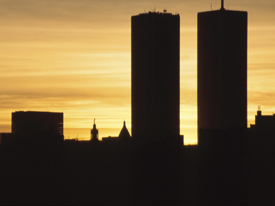 Buildings At Sunset