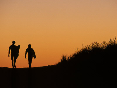 people walking silhouette. Silhouette of Two People