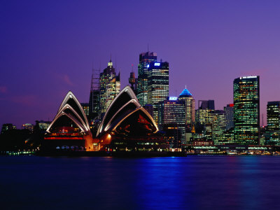 Opera House and City Skyline