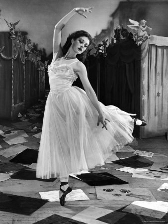 Black And White Ballet Dancer. Ballet Dancer Moira Shearer#39;s