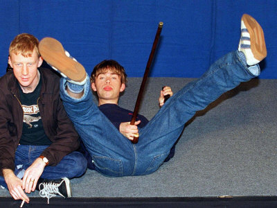 Damon Albarn Lead Singer of Blur at the Party for the MTV European Music 