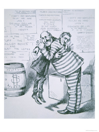 William M. Boss Tweed Hugging