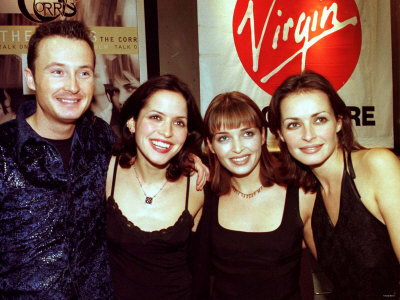 The Corrs Jim Andrea Sharon and Caroline after Their Live Performance in 