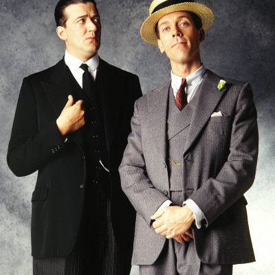 Stephen Fry and Hugh Laurie December 2001 Dressed as Jeeves and Wooster ... Stephen Fry and Hugh Laurie December 2001 Dressed as Jeeves and Wooster ...