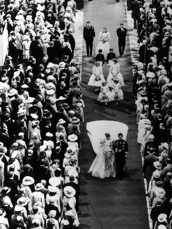 Prince Charles and Lady Diana Spencer Royal Wedding at St Pauls Cathedral in 