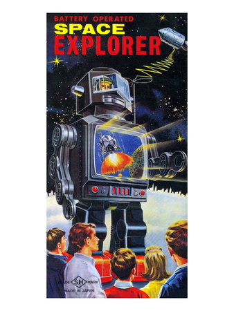 Battery Operated Space Explorer Posters