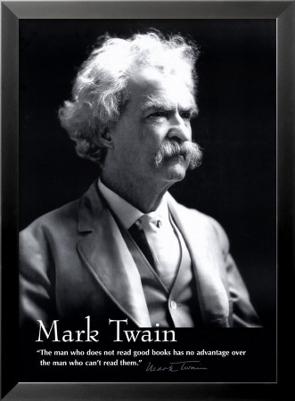 Mark Twain Framed Art Print