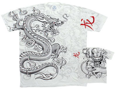 Fantasy - White Dragon T-shirts