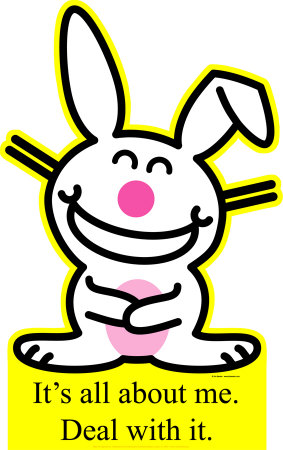 funny bunny. Happy Bunny - All About Me