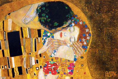 &Ouml;p&uuml;c&uuml;k (The Kiss, c.1907 (detay)) Sanatsal Reprod&uuml;ksiyon