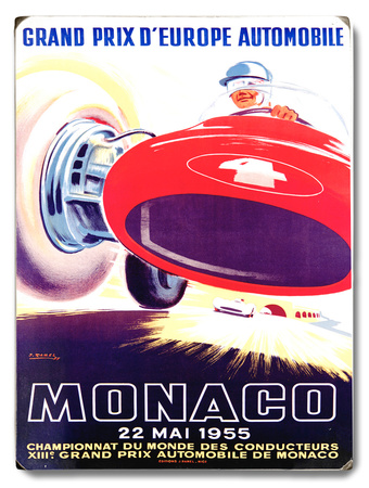 monaco f1 pictures. 1955 Monaco F1 Grand Prix Wood