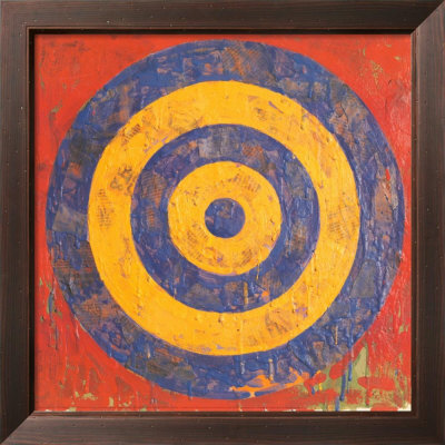 target. Target, 1974 Framed Art Print